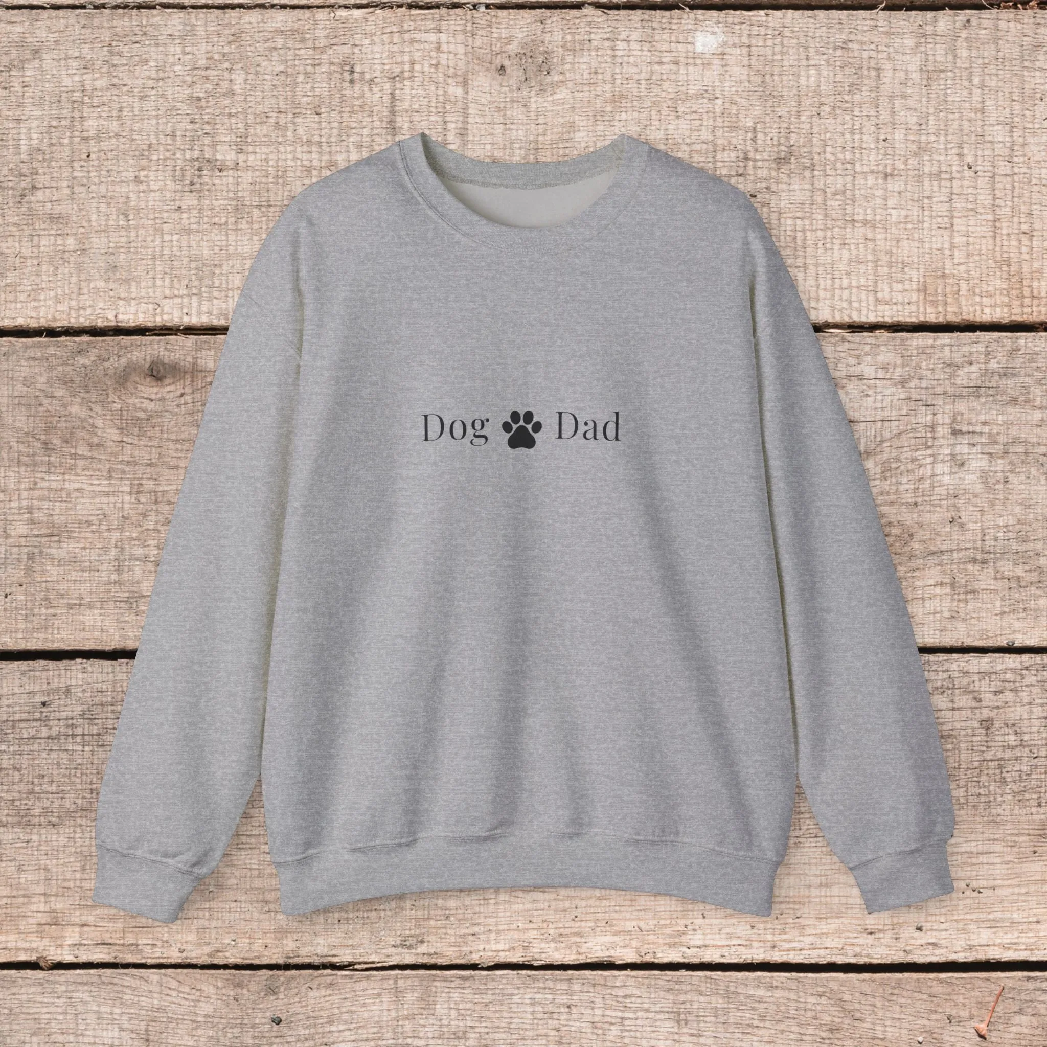 Stylish Dog Dad Sweatshirt - Crewneck Sweatshirt for Dog Lovers and Pet Owners