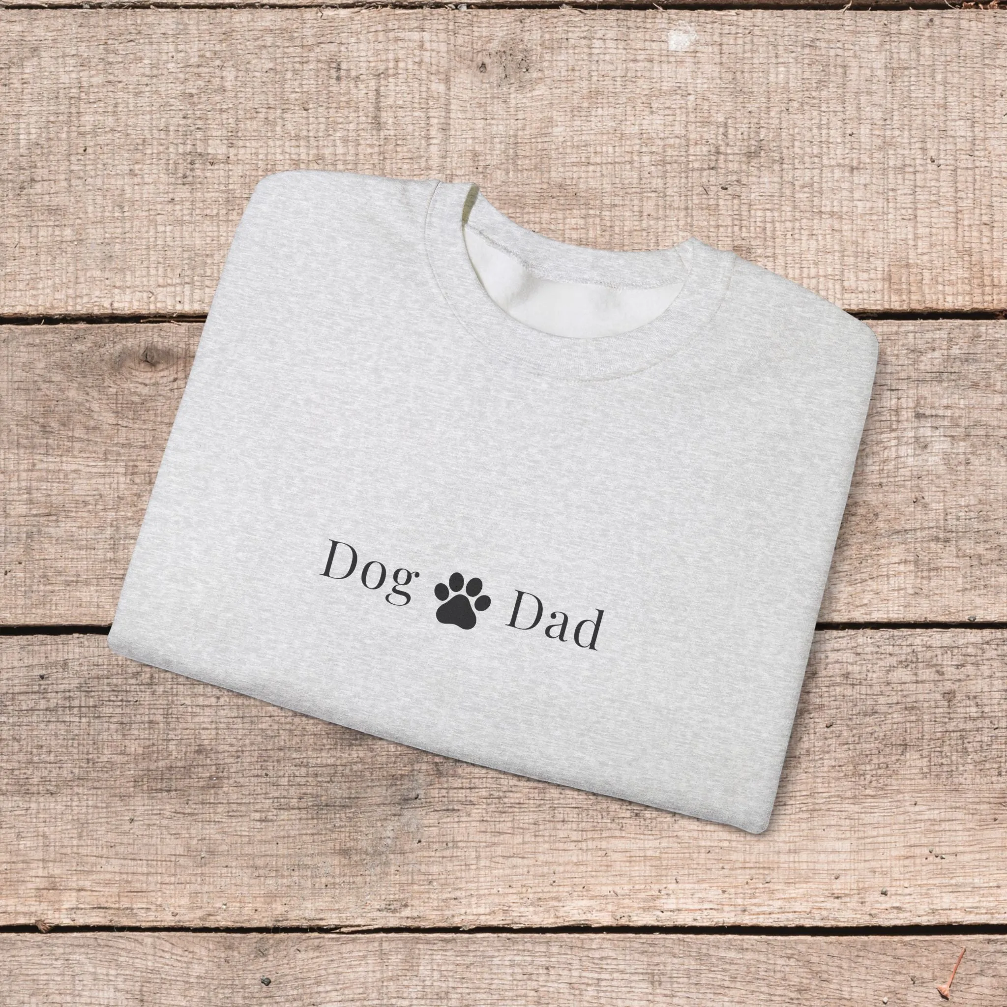 Stylish Dog Dad Sweatshirt - Crewneck Sweatshirt for Dog Lovers and Pet Owners