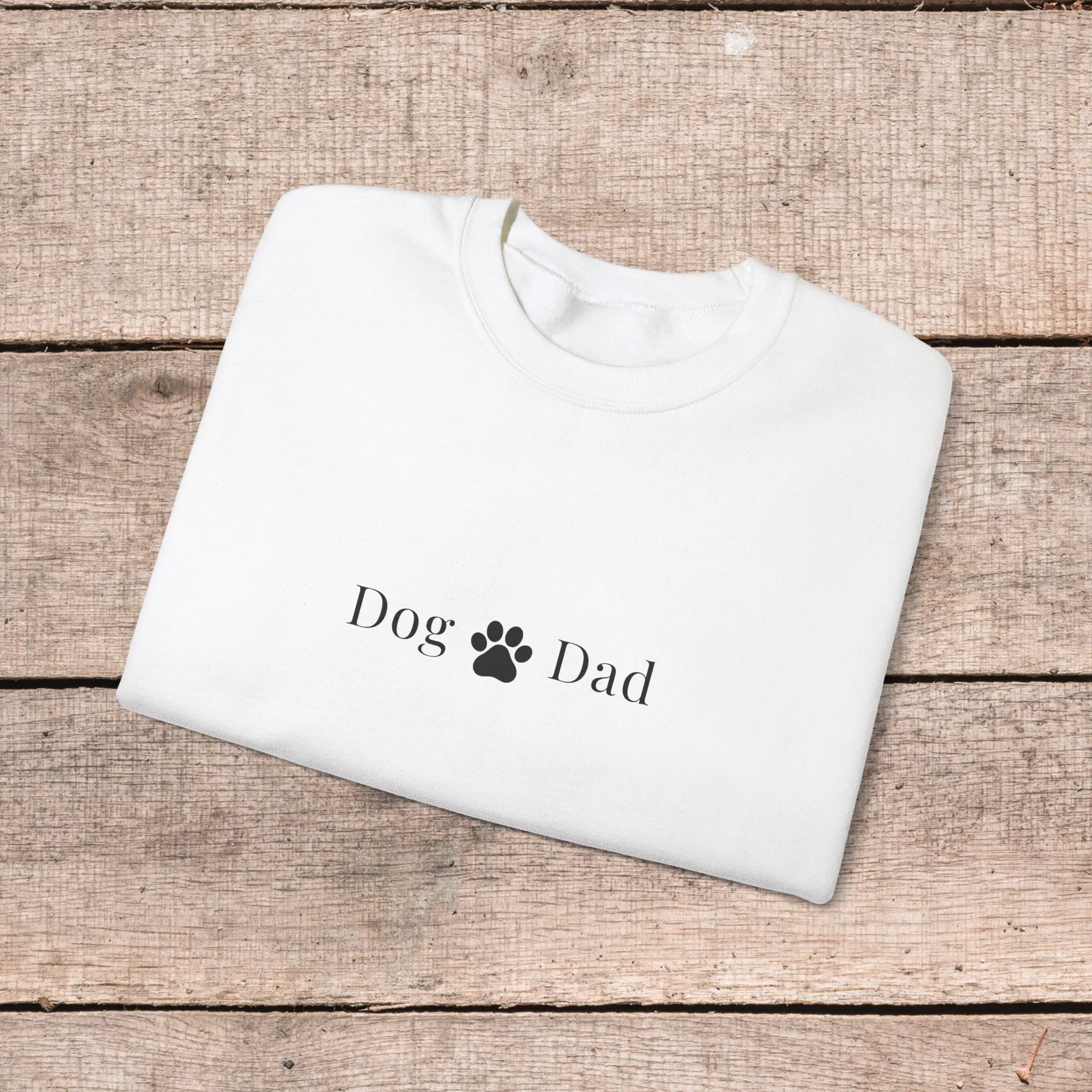 Stylish Dog Dad Sweatshirt - Crewneck Sweatshirt for Dog Lovers and Pet Owners