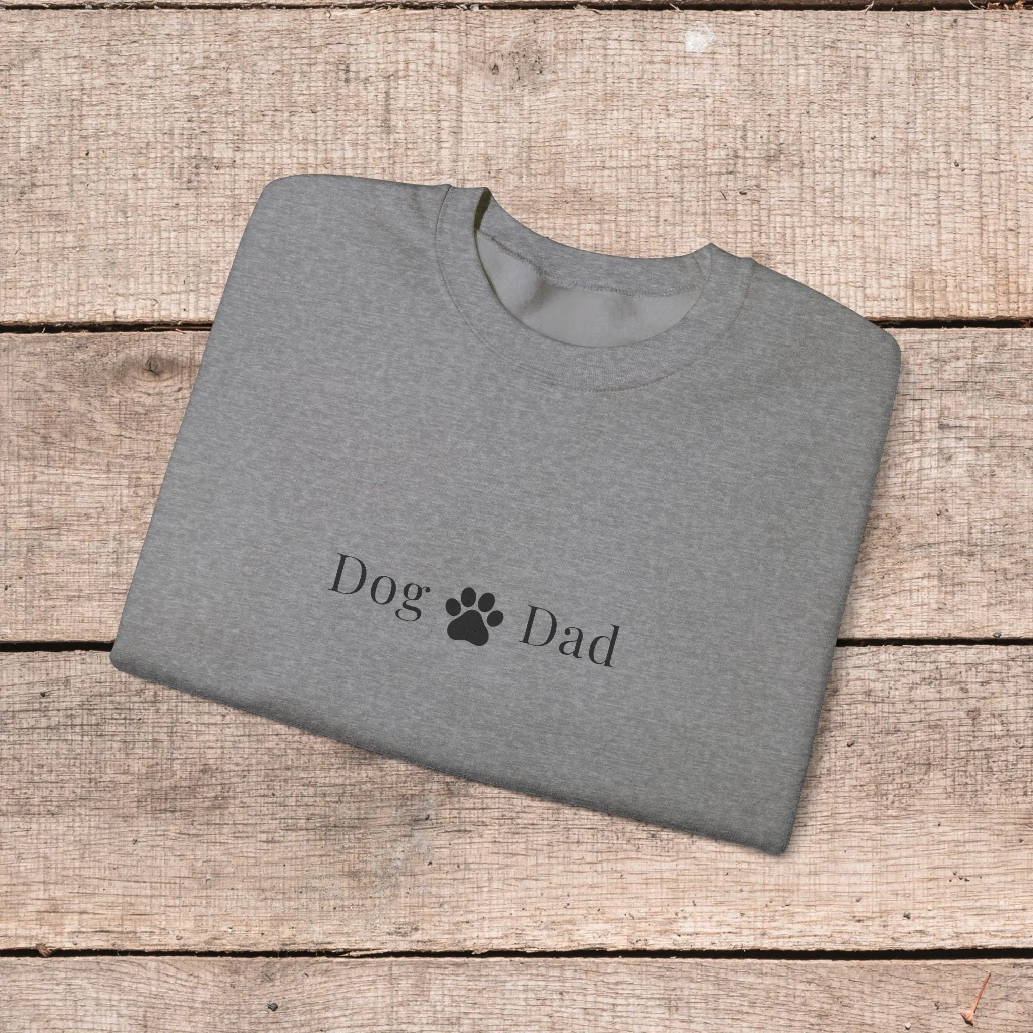 Stylish Dog Dad Sweatshirt - Crewneck Sweatshirt for Dog Lovers and Pet Owners