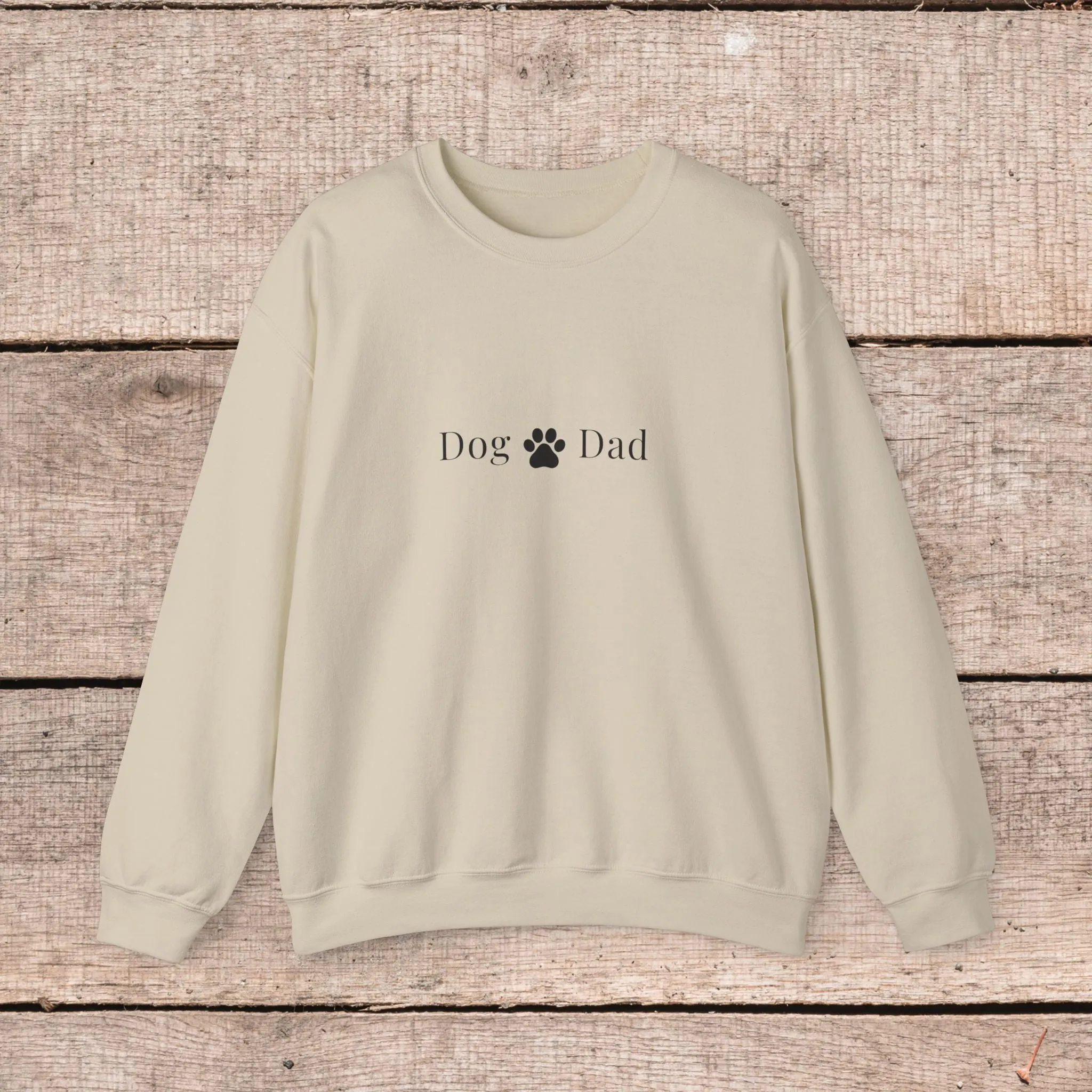 Stylish Dog Dad Sweatshirt - Crewneck Sweatshirt for Dog Lovers and Pet Owners