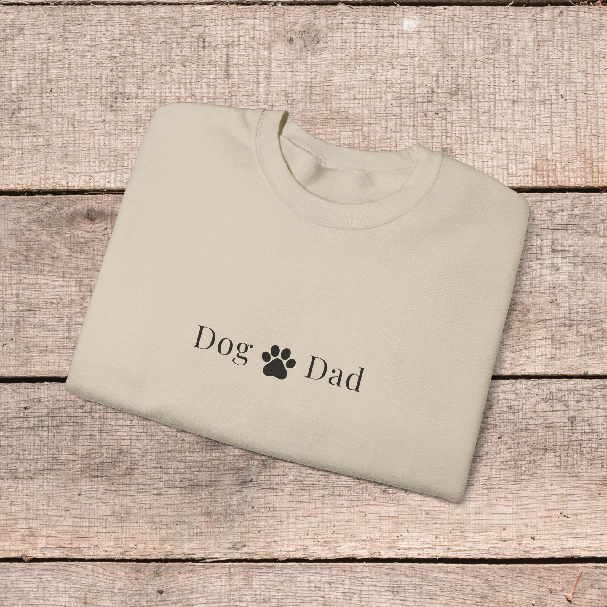 Stylish Dog Dad Sweatshirt - Crewneck Sweatshirt for Dog Lovers and Pet Owners