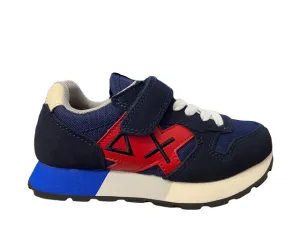 Sun68 sneakers da ragazzo Jaki Fluo Z42313K 07 navy blue