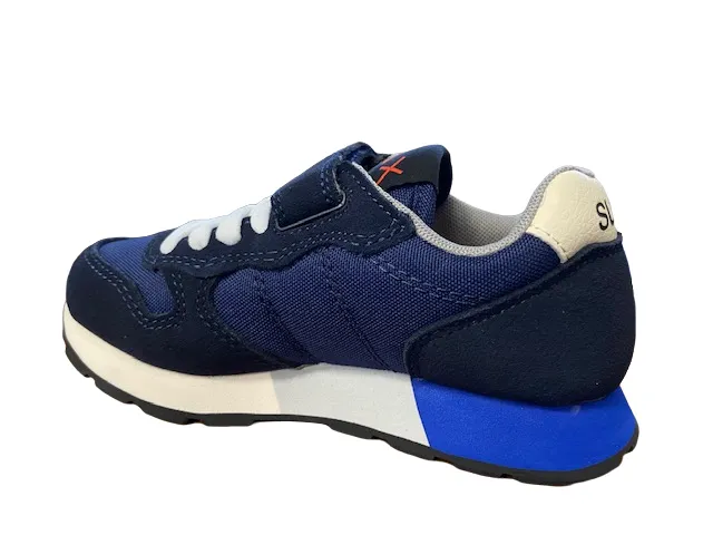 Sun68 sneakers da ragazzo Jaki Fluo Z42313K 07 navy blue