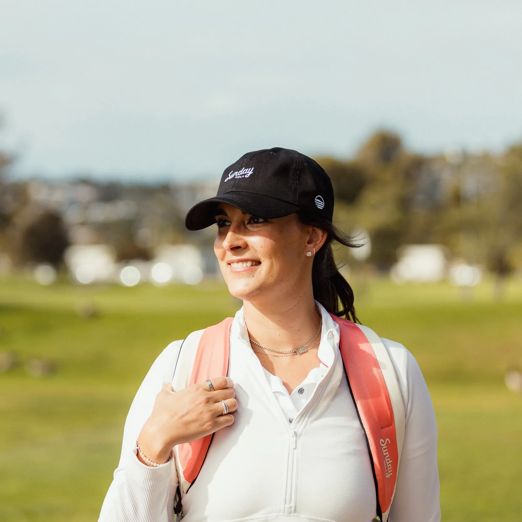 Sunday Golf Dad Hat | Matte Black