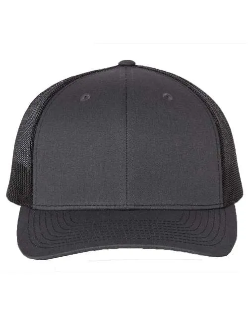 Swing. Swear. Repeat. | Golf Hat | Richardson 112 Leather Patch Hat for  Golfers | Unique Christmas Gift Idea for Golfers