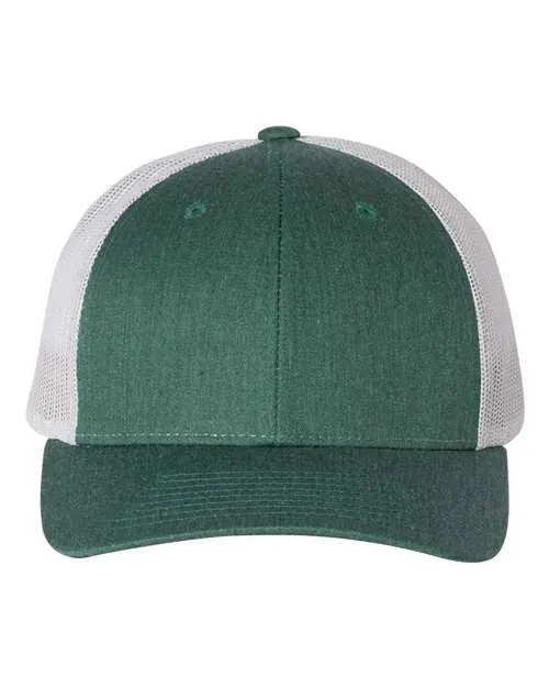 Swing. Swear. Repeat. | Golf Hat | Richardson 112 Leather Patch Hat for  Golfers | Unique Christmas Gift Idea for Golfers