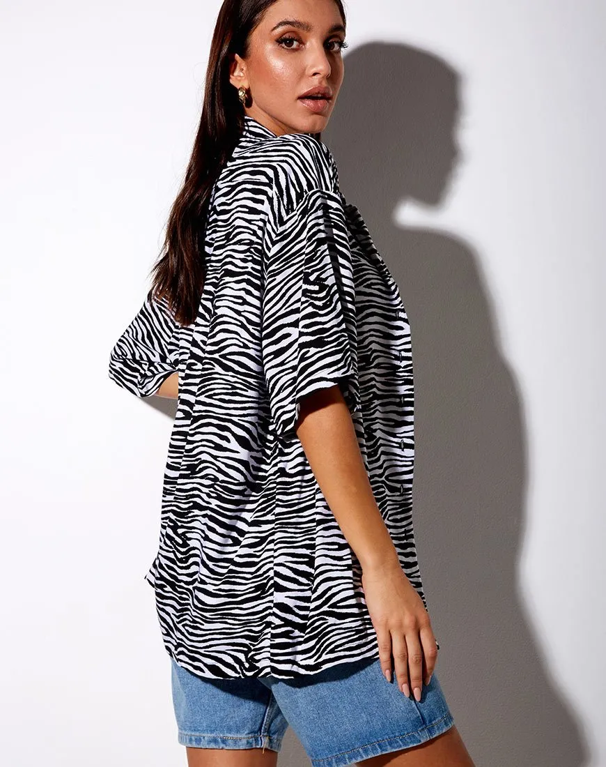 Taelsa Shirt in Classic Zebra