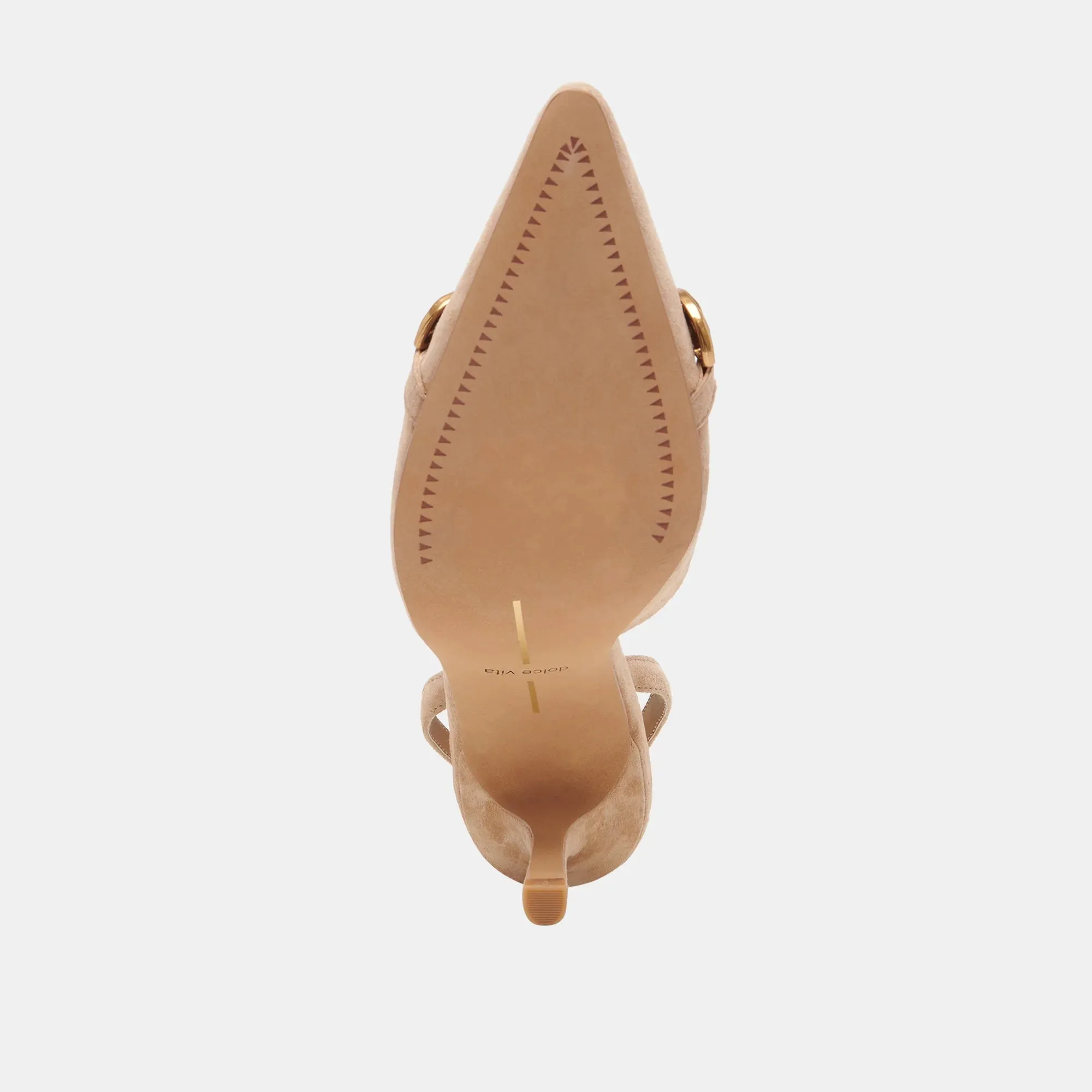 The Haylee Camel Suede Slingback