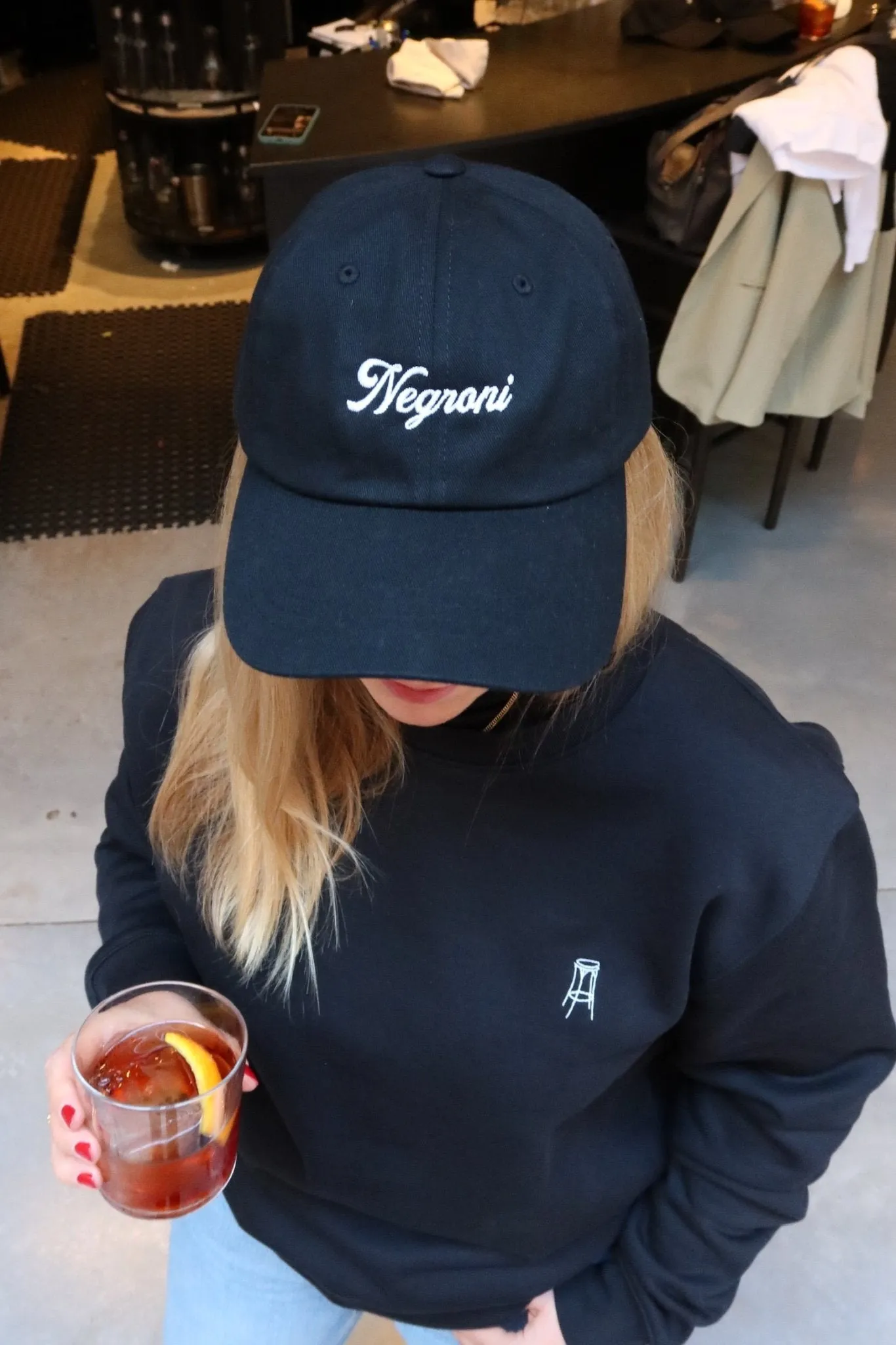 The Negroni Script Dad Hat