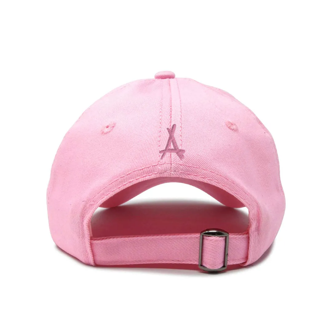 Tone On Tone Signature Dad Hat (Light Pink)