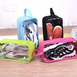 Travel Transparent Shoe Bag, Suit case Luggage Organizers POUCH.