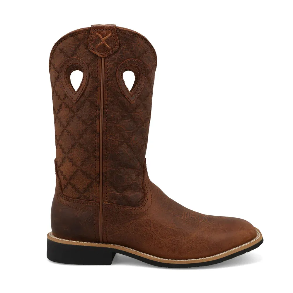 Twisted X Youth Top Hand Boot in Rawhide & Brown Patina