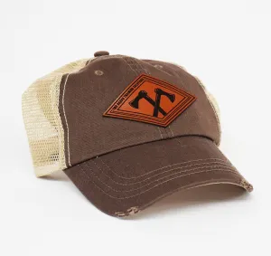 Two Bravo Leather Dad Cap