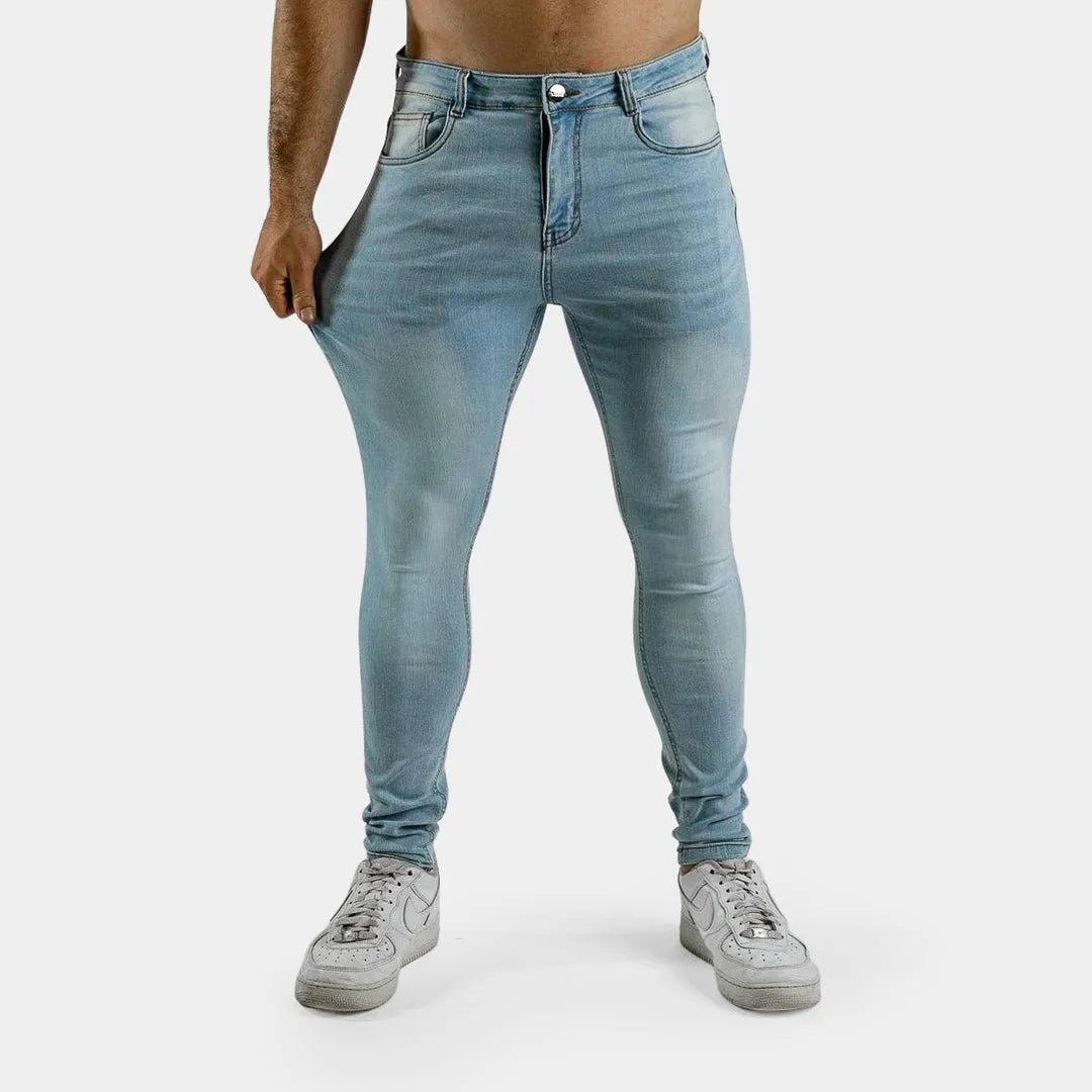 Ultra Stretch Jeans - Skinny Fit - Light Blue