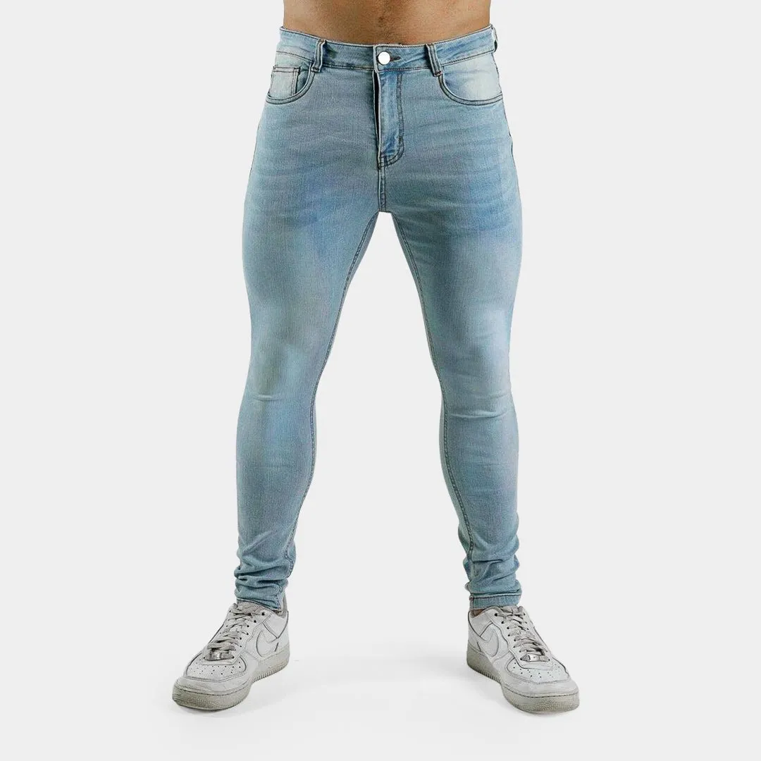 Ultra Stretch Jeans - Skinny Fit - Light Blue