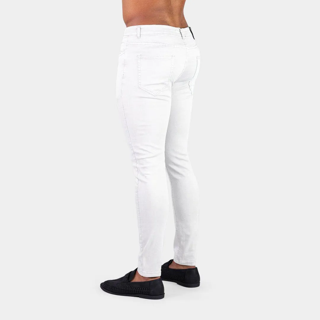 Ultra Stretch Jeans - Skinny Fit - White