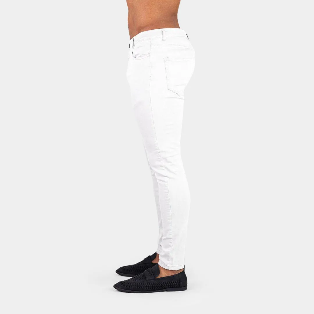 Ultra Stretch Jeans - Skinny Fit - White