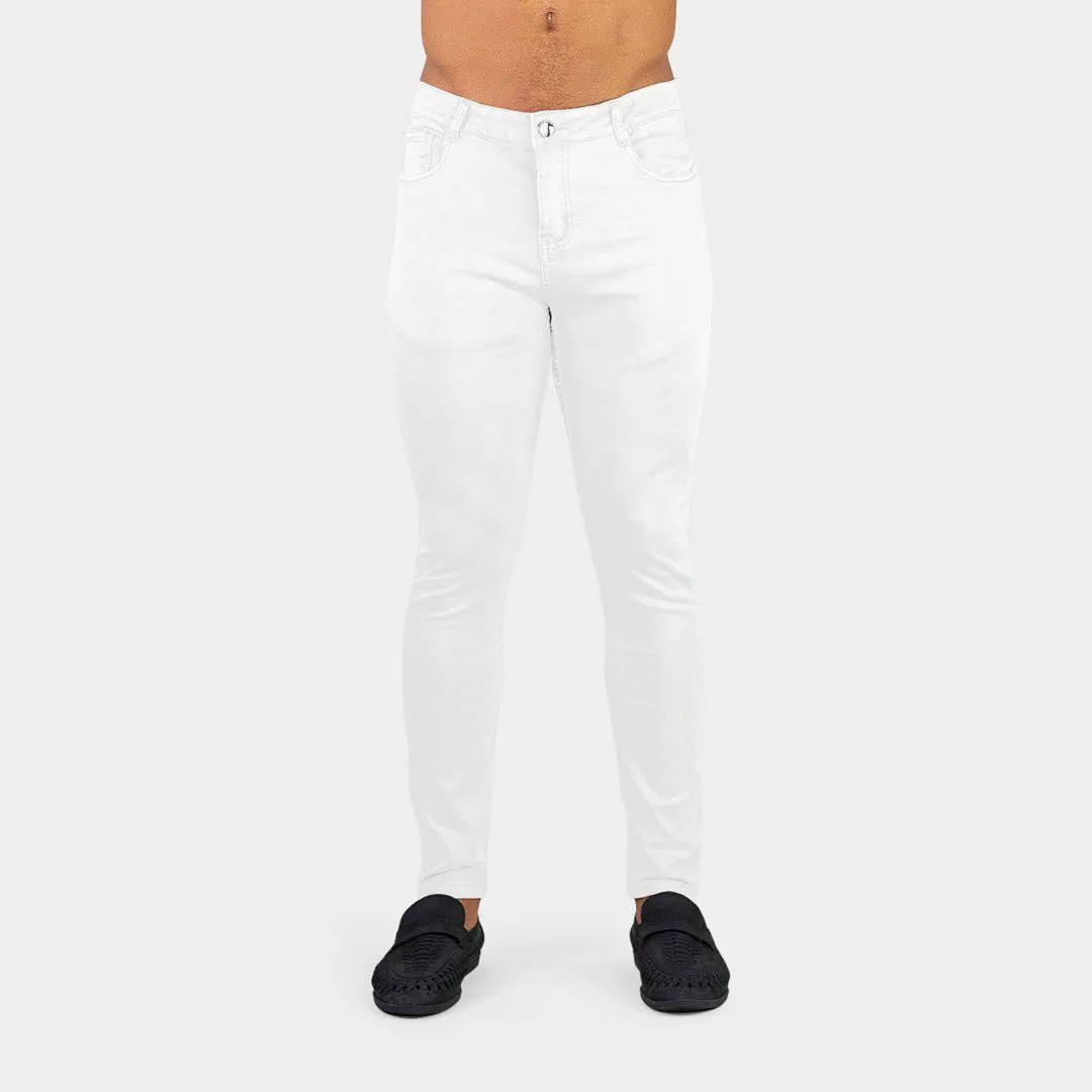 Ultra Stretch Jeans - Skinny Fit - White