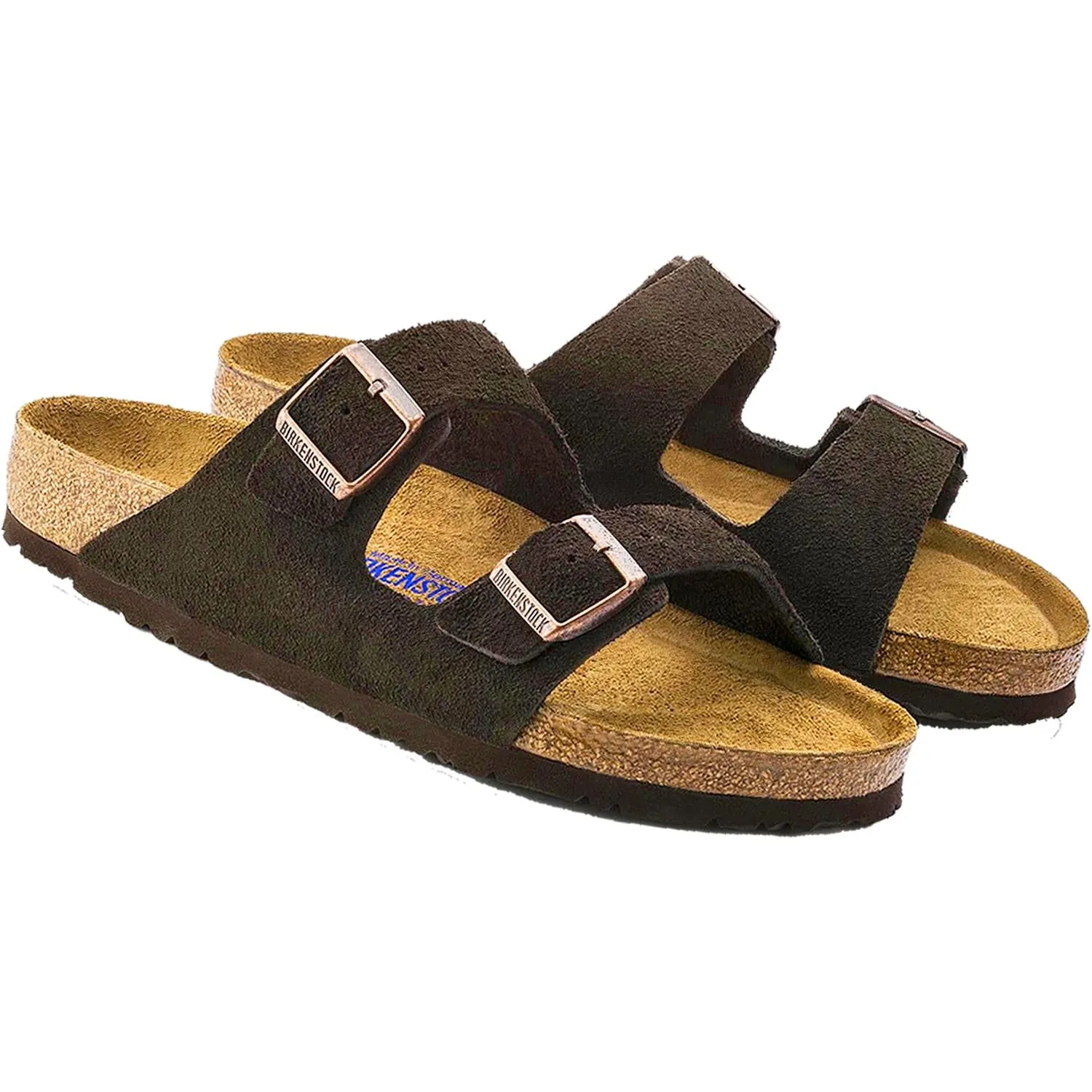 Unisex Birkenstock Arizona Soft Footbed Mocha Suede