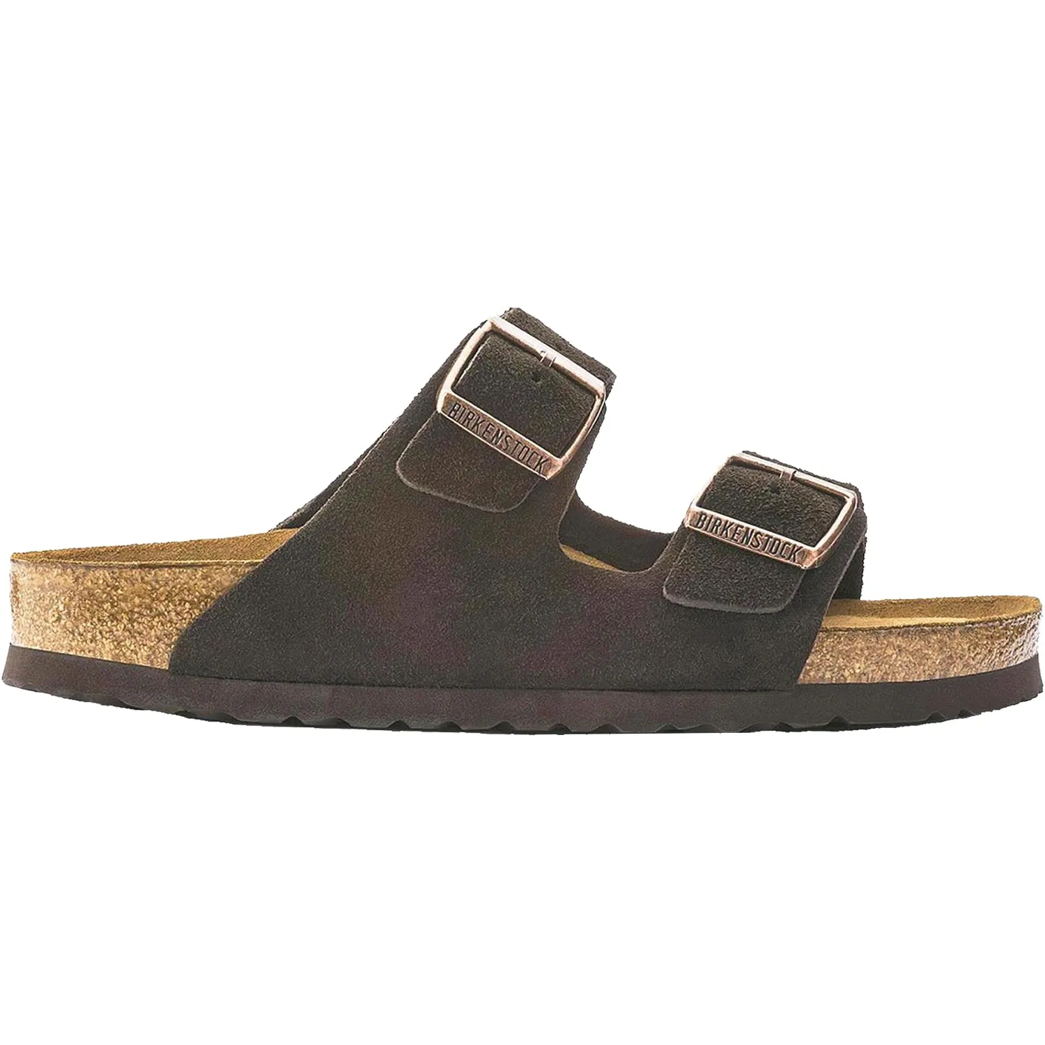 Unisex Birkenstock Arizona Soft Footbed Mocha Suede