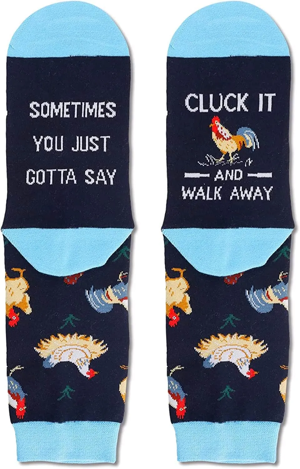 Unisex Chicken Gifts Goat Gifts for Women Men Chicken Socks Goat Socks Flamingo Dog Sloth Animal Gifts