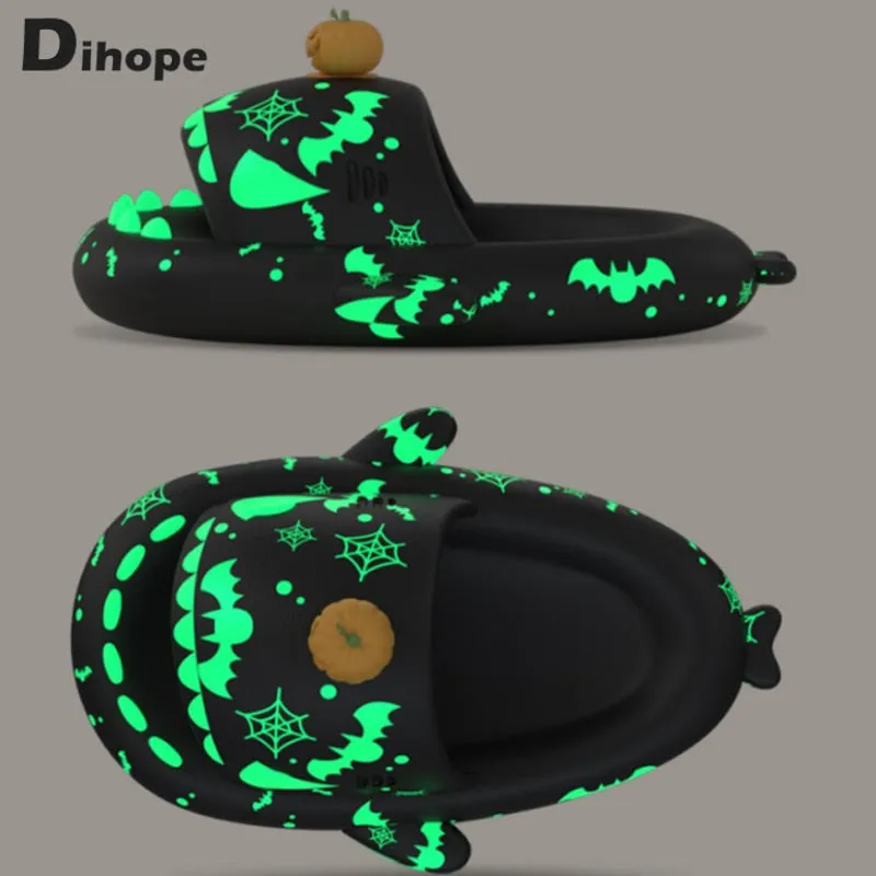 Unisex Luminous Flip Flops beach shoes