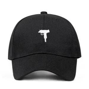 Uzi Gun  Cap Hip hop Cap Men 6 panel dad Hat