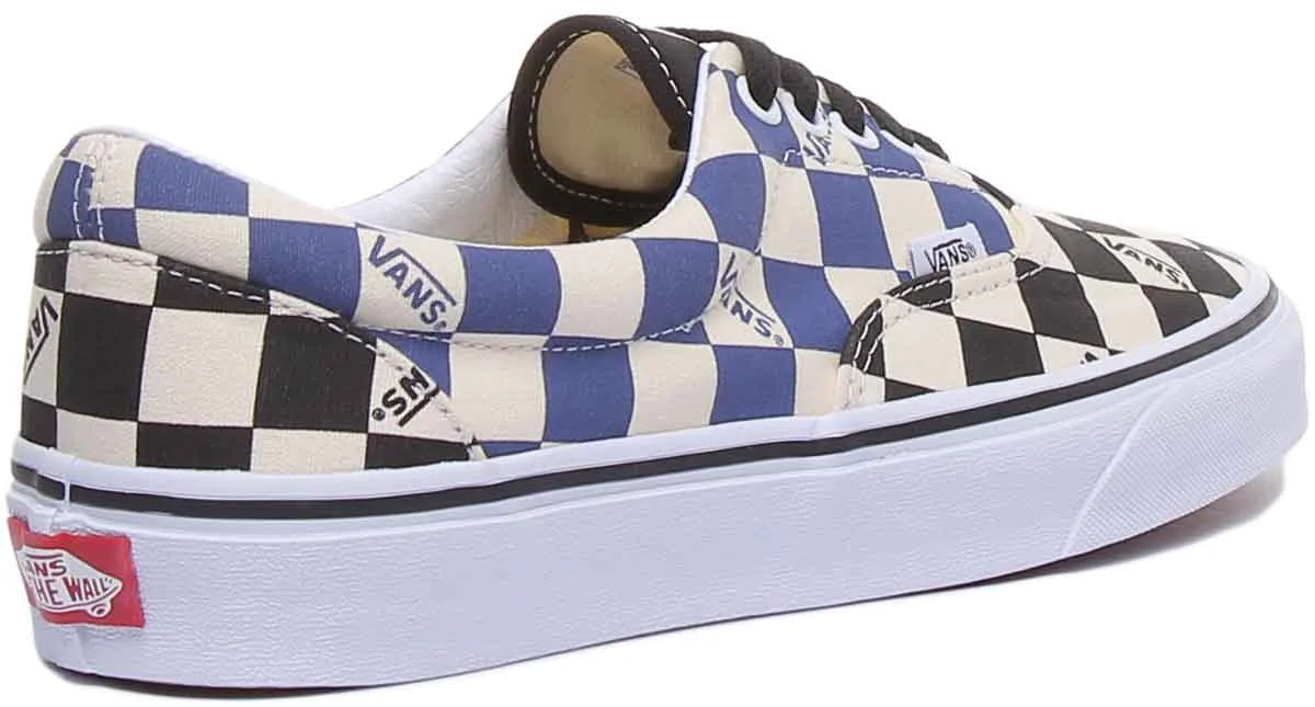 Vans Classic Era Check In Black Blue For Men