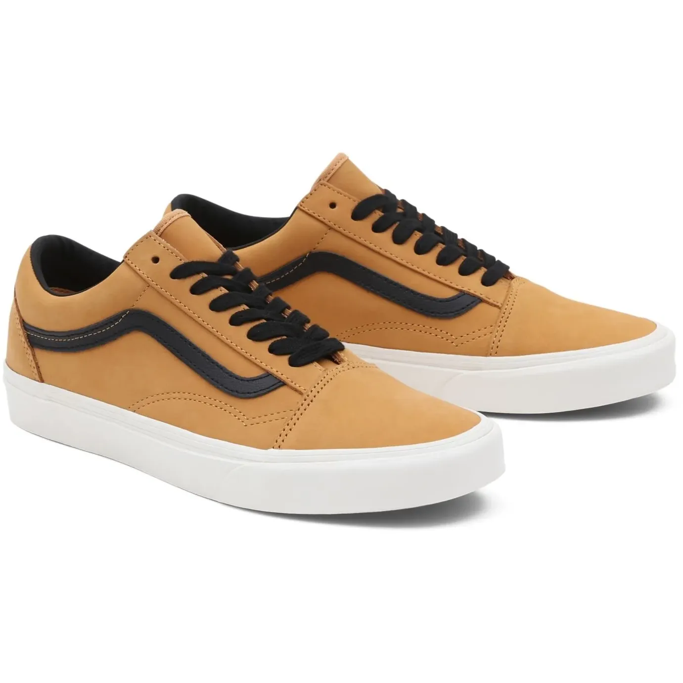 Vans Men's Old Skool Shoes - Nubuck Honey Gold / Black