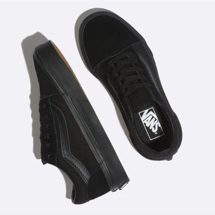 Vans - Old Skool  - Youths Mono Black Lace Up - NOT RETURNABLE