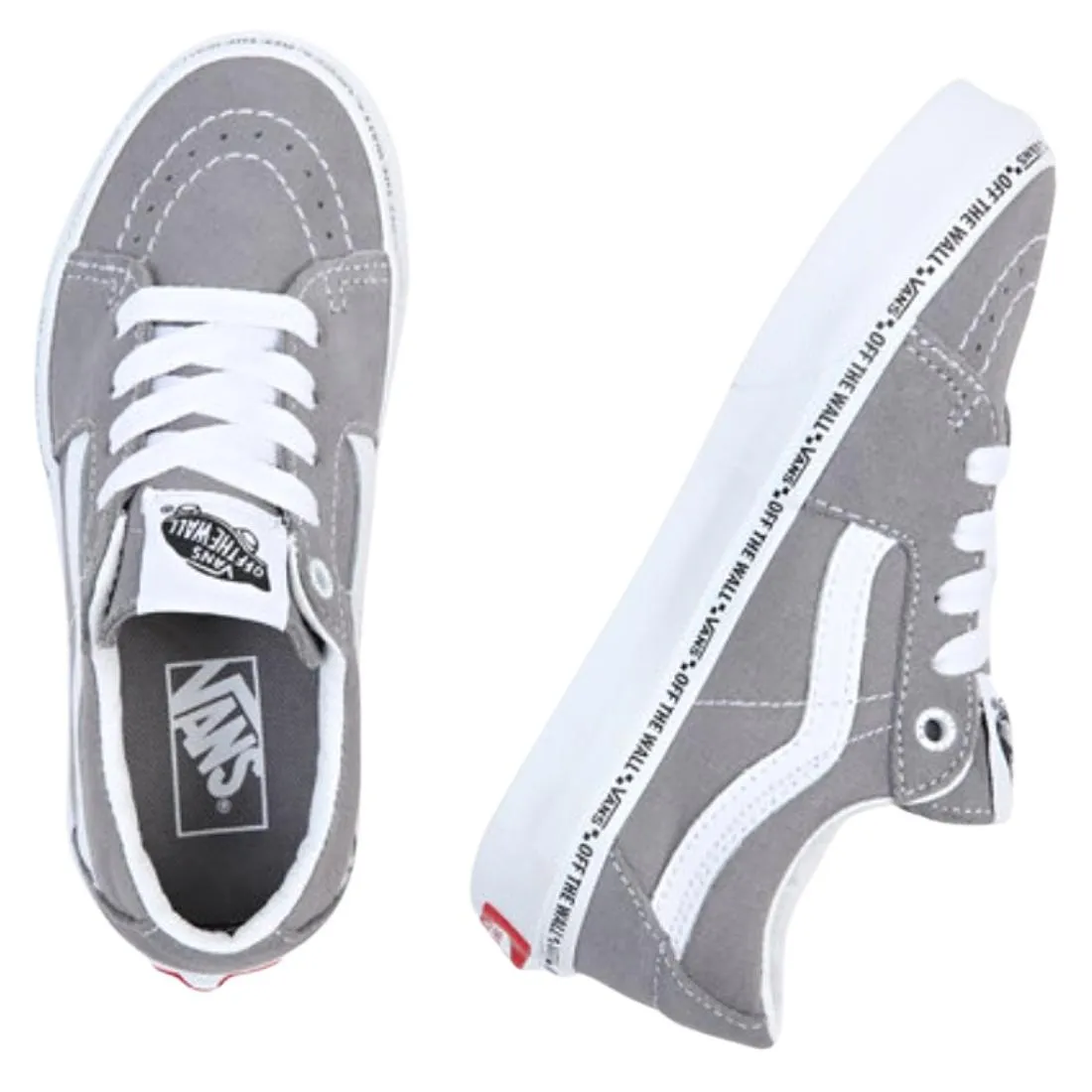 Vans Sk8-Low Kids Skate Shoes - Mini Vans Frost Grey