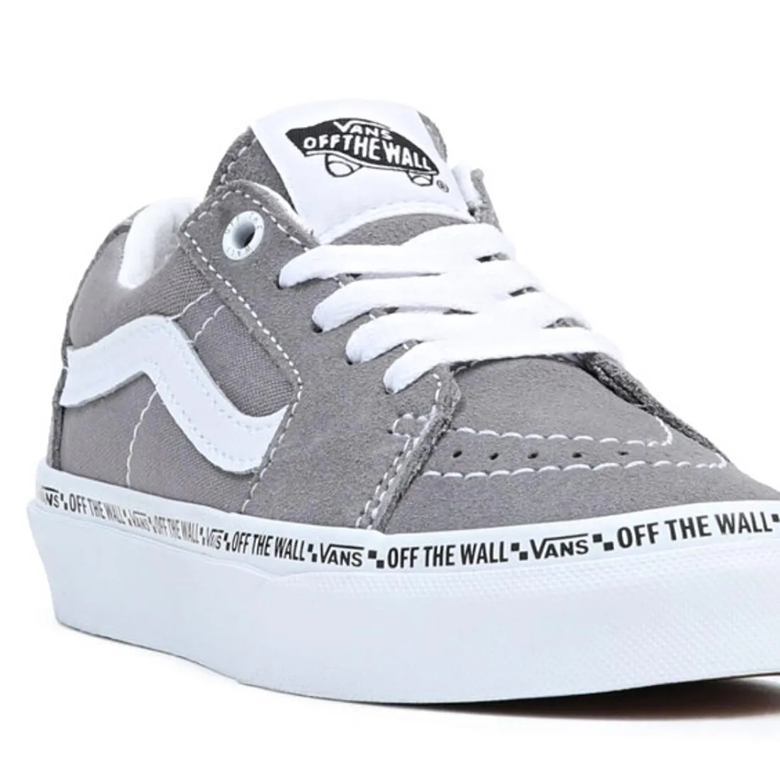 Vans Sk8-Low Kids Skate Shoes - Mini Vans Frost Grey