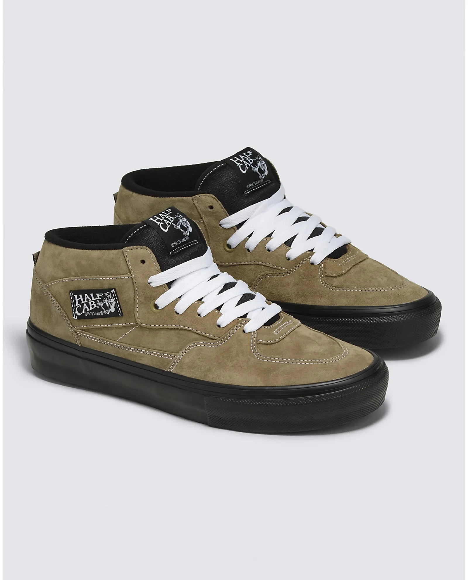 Vans Skate Half Cab Pig Suede Olive/Black