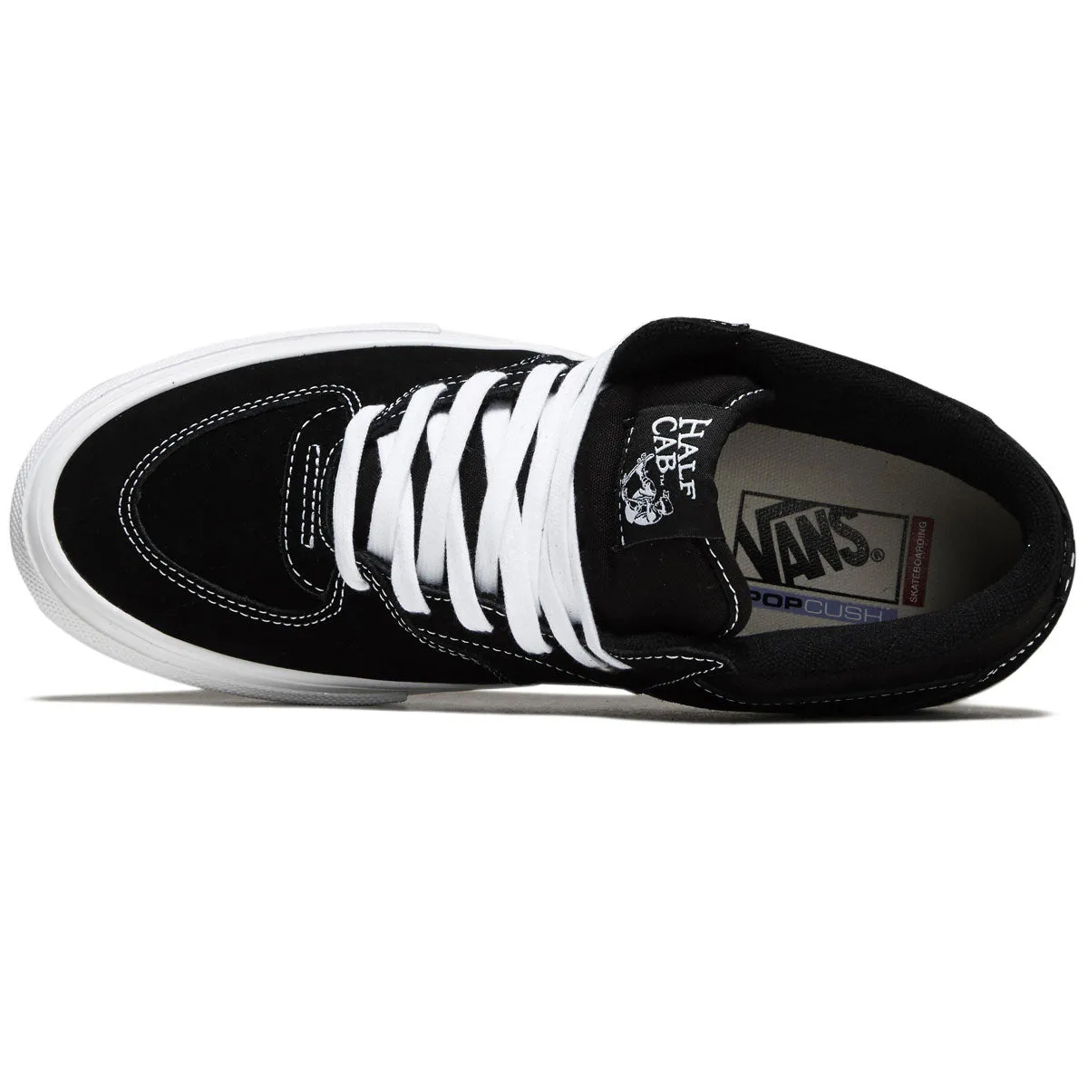 Vans Skate Half Cab Shoes - Black/White