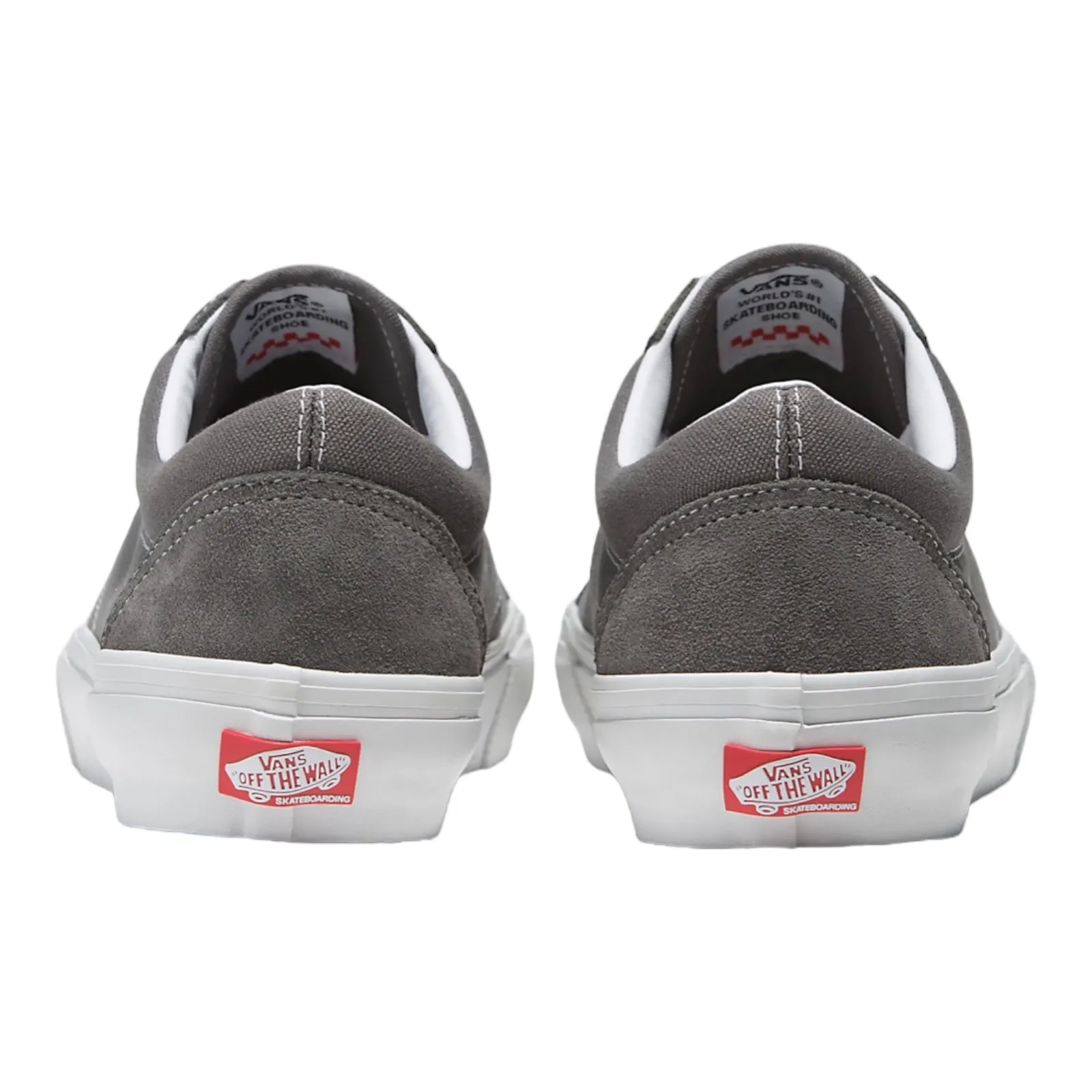 VANS SKATE OLD SKOOL SHOE PEWTER/WHITE