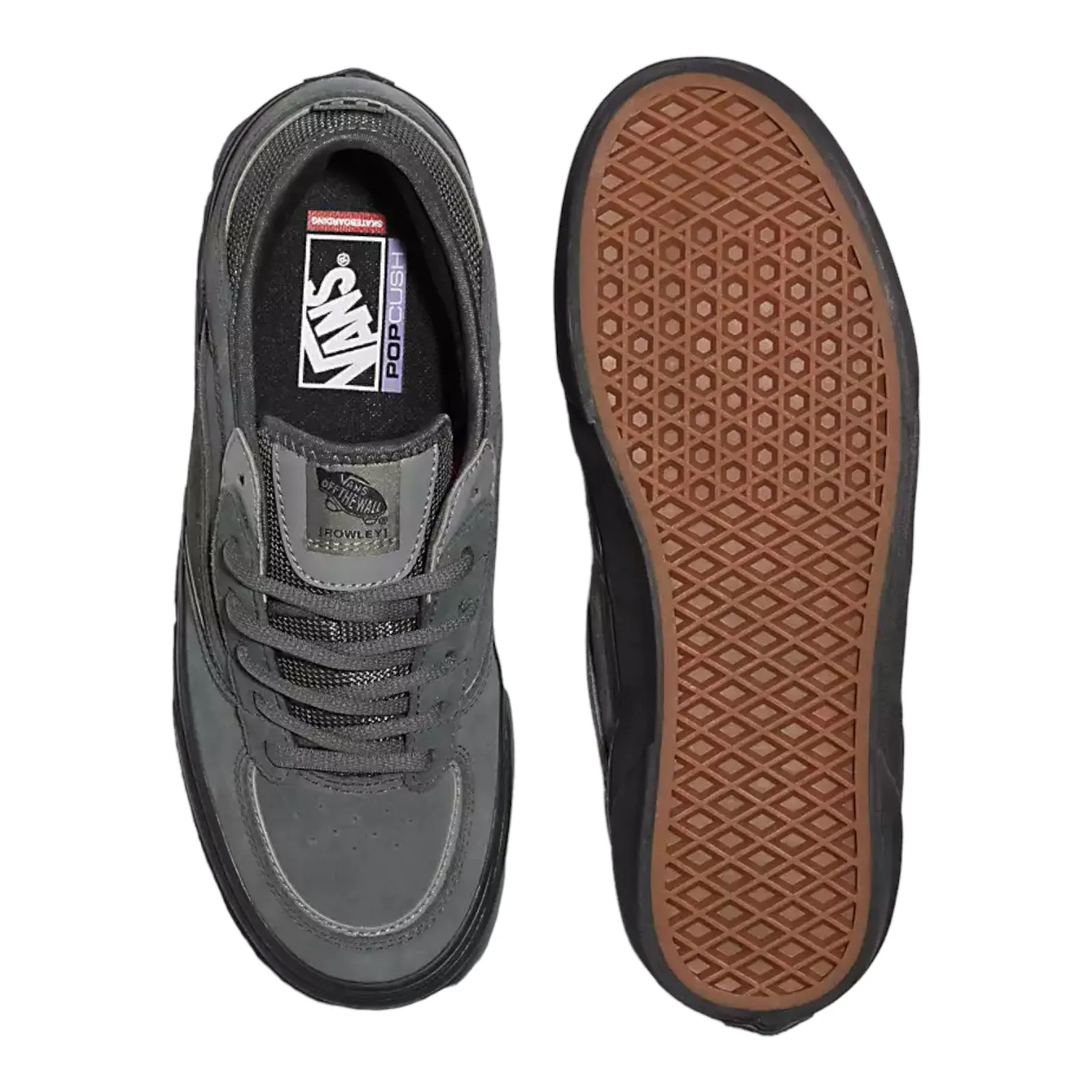 Vans Skate Rowley Suede Charcoal/Black