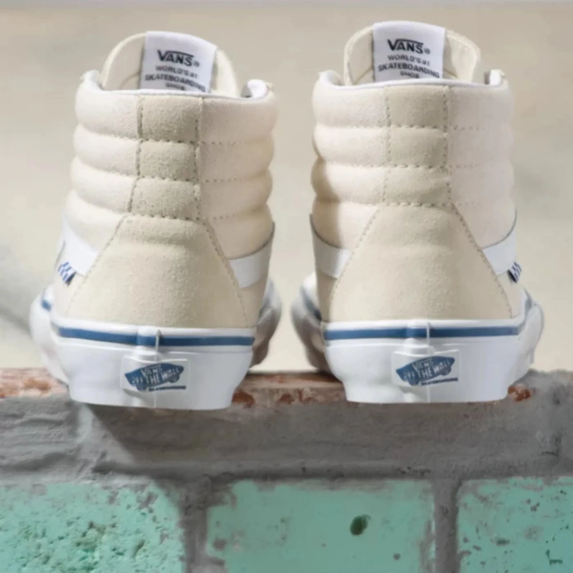 Vans - Skate Sk8-Hi in White Raw Canvas