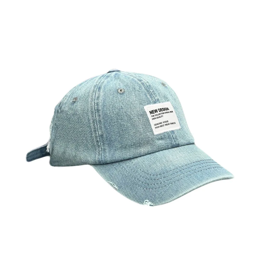 Vintage Cotton Denim Unisex Baseball Cap Casual Dad Ball Hat Adjustable YZ10155