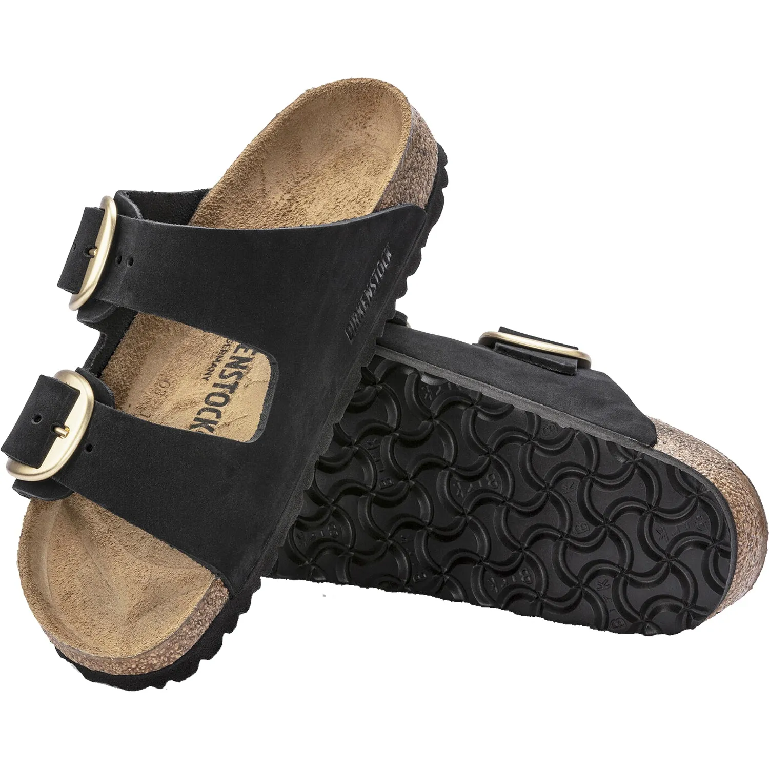 Women's Birkenstock Arizona Big Buckle Black Nubuck