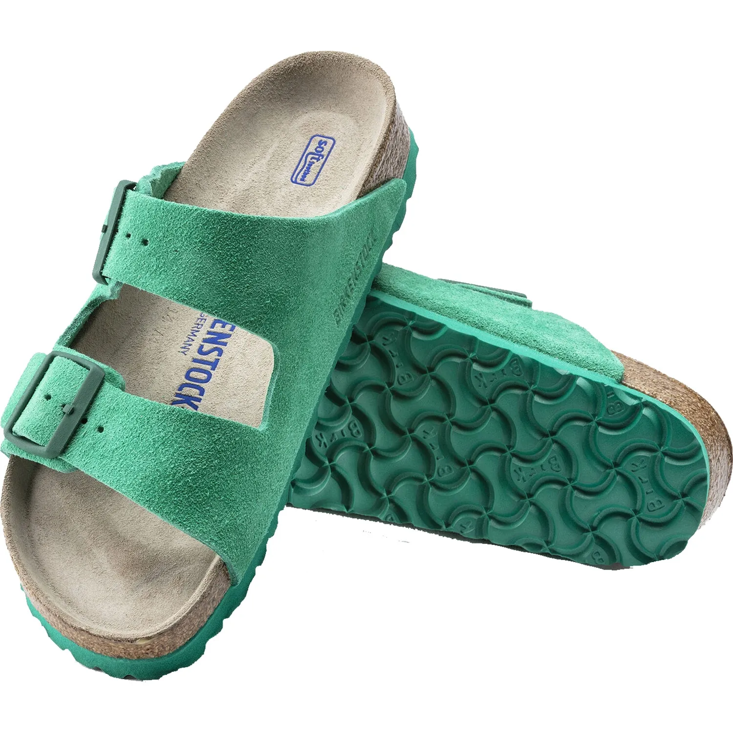 Women's Birkenstock Arizona Soft Footbed Bold Green