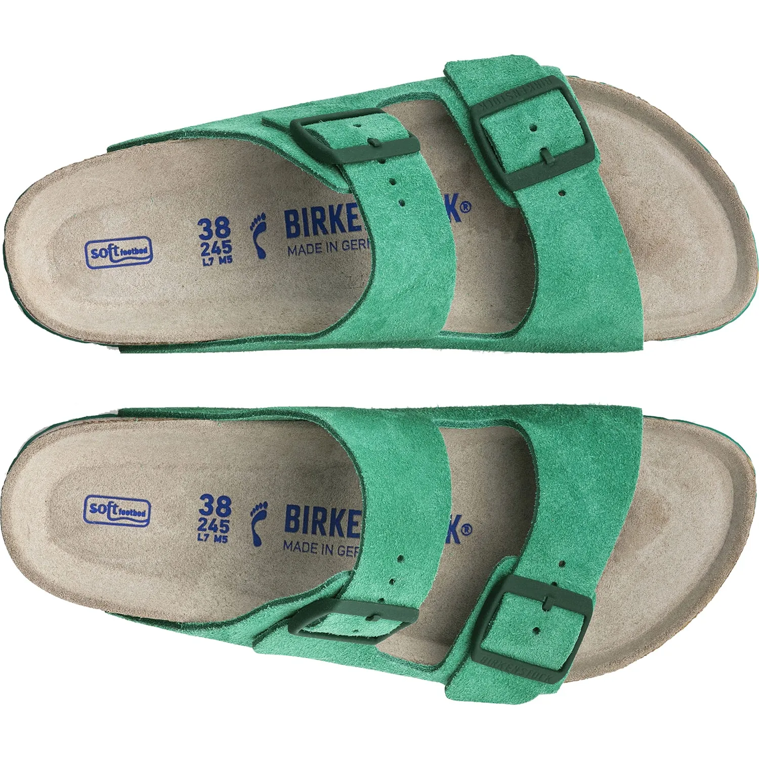 Women's Birkenstock Arizona Soft Footbed Bold Green