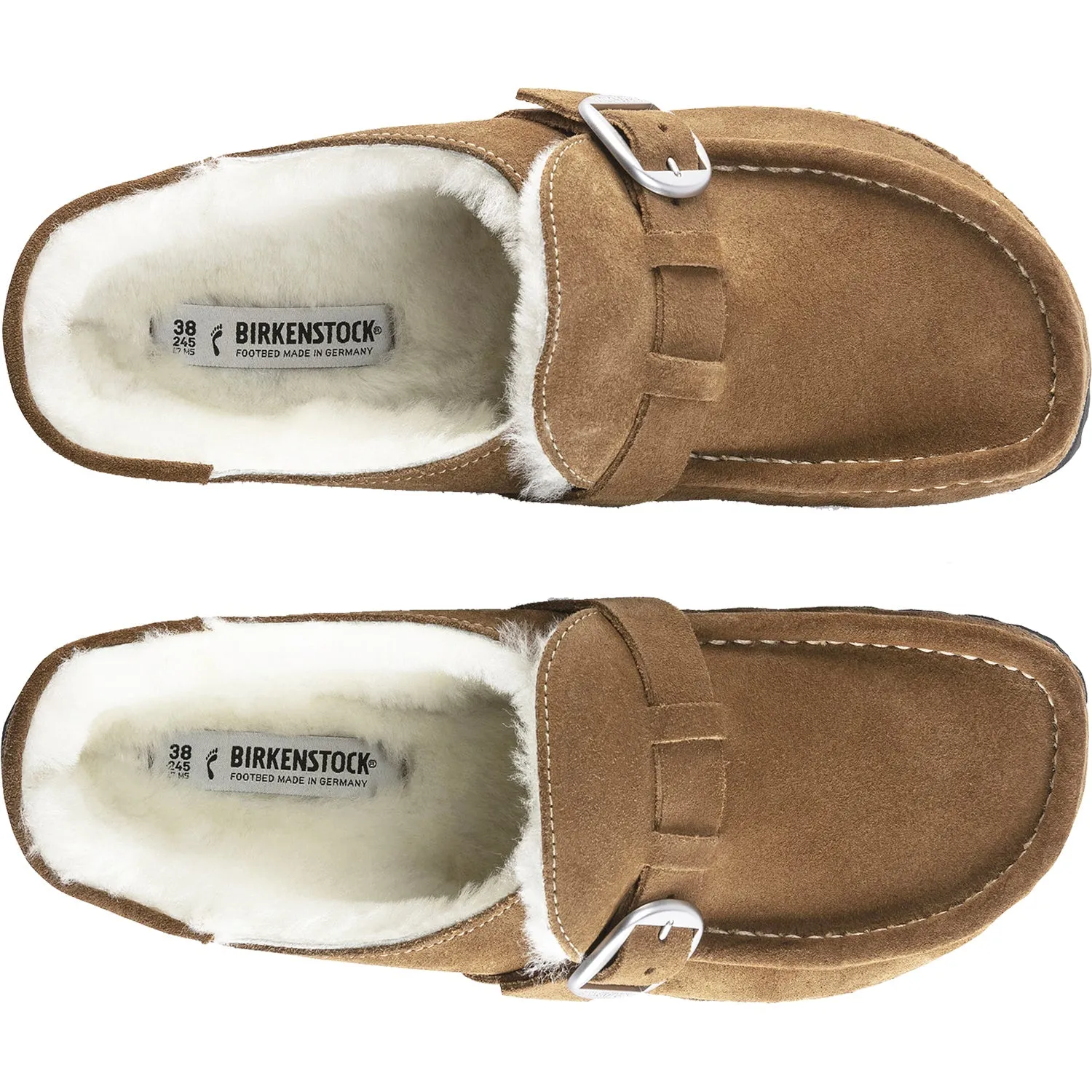 Women's Birkenstock Buckley Shearling Tea Suede