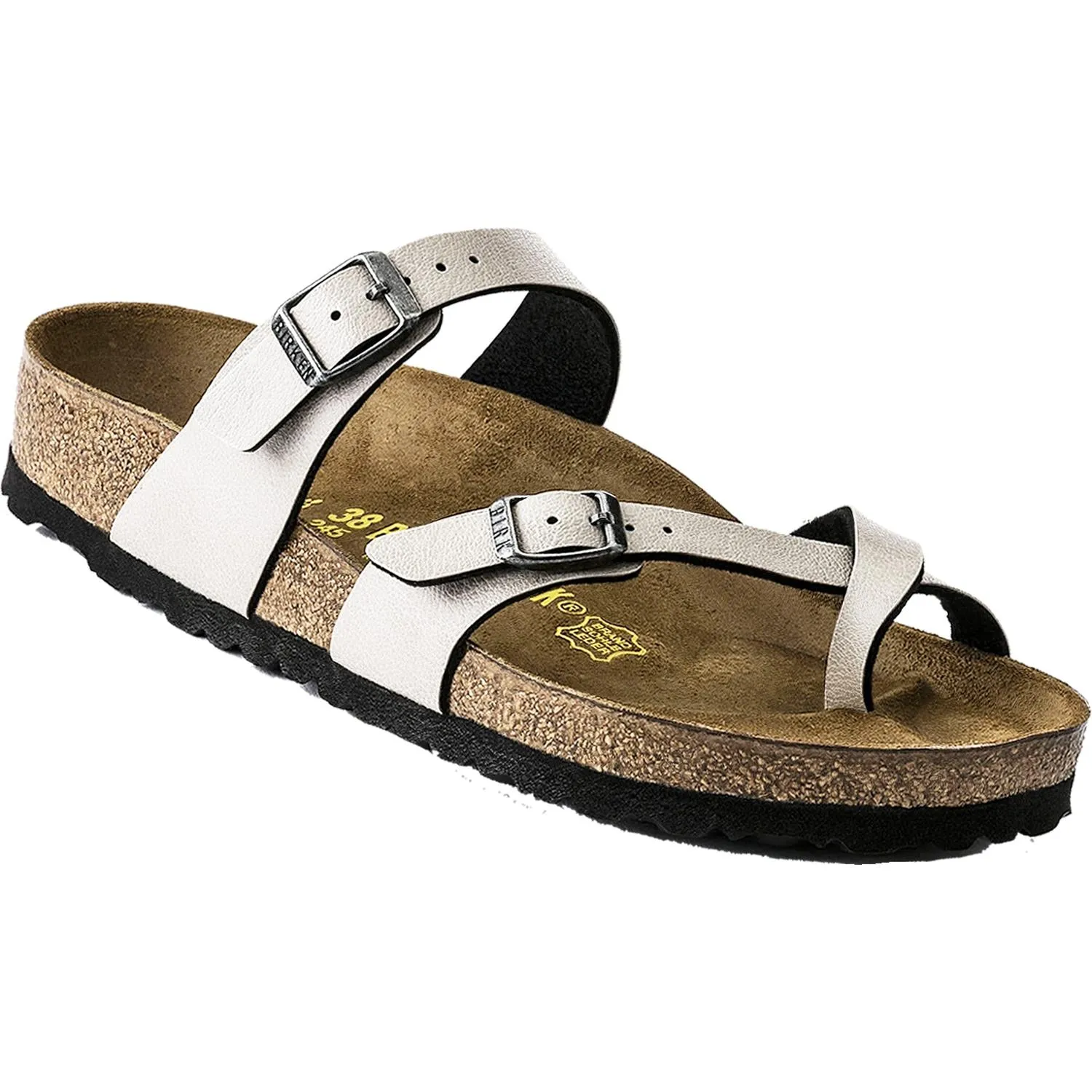 Women's Birkenstock Mayari Stone Birko-Flor Pull Up