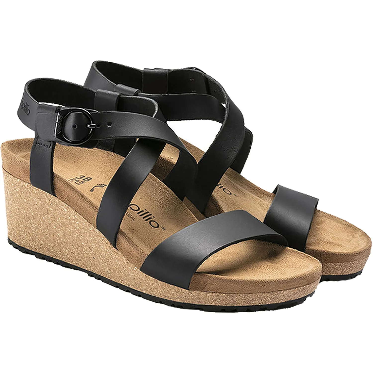 Women's Birkenstock Papillio Sibyl Black Leather