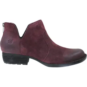 Women's Born Kerri Burgundy Distressed Leather