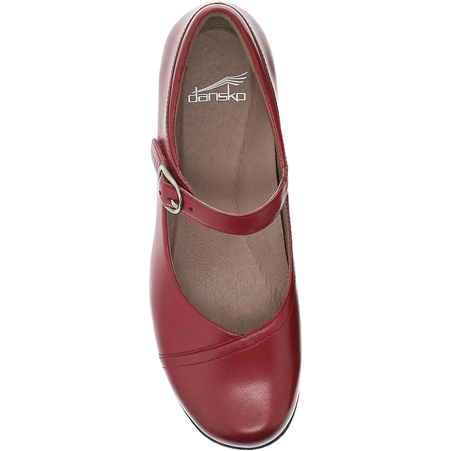 Women's Dansko Fawna Red Burnished Calf Leather