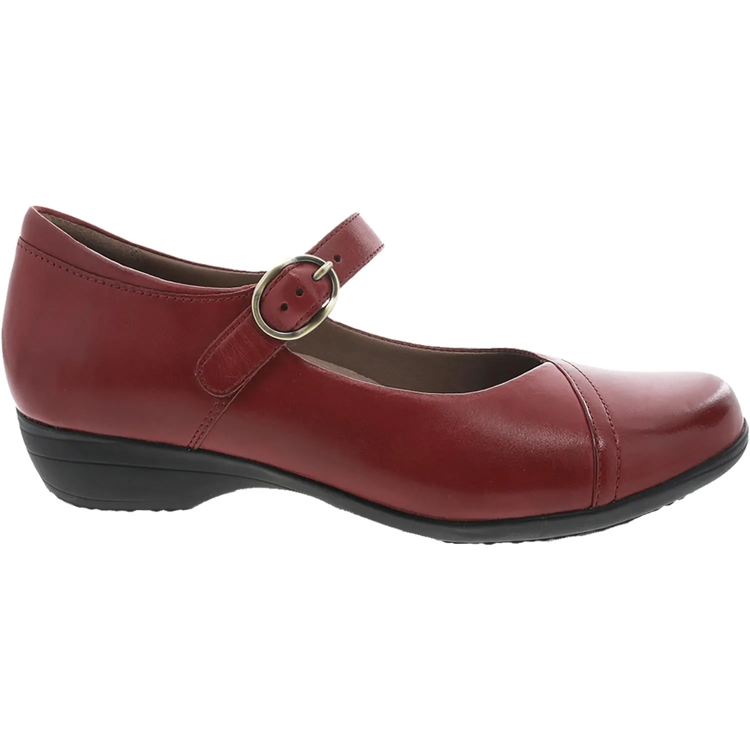 Women's Dansko Fawna Red Burnished Calf Leather