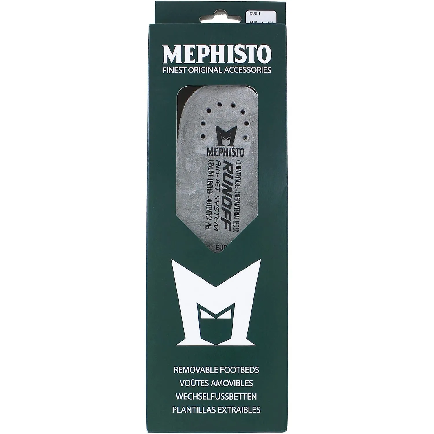 Women's Mephisto Runoff Insoles Womens Grey