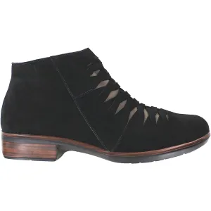 Women's Naot Leveche Black Velvet/Shiitake Nubuck